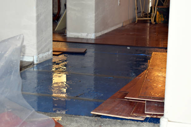 Professional Water Damage Restoration technician working in Hooksett, NH